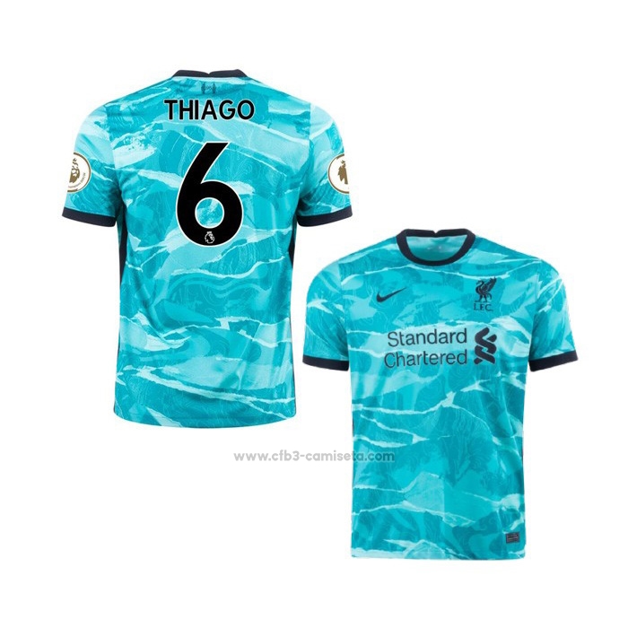 Camiseta Liverpool Jugador Thiago Segunda 2020-2021